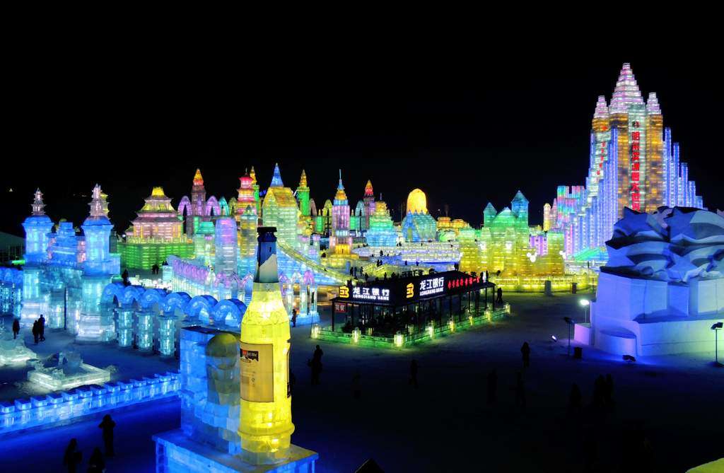 Winter in the North: Harbin Ice Lanterns and Skiing