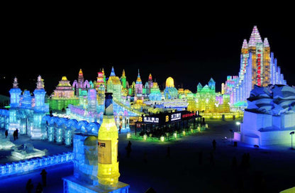 Winter in the North: Harbin Ice Lanterns and Skiing